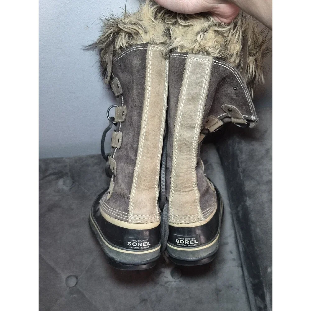 Sorel Joan of Arctic Brown Suede Waterproof Boots | Women’s Size 7
